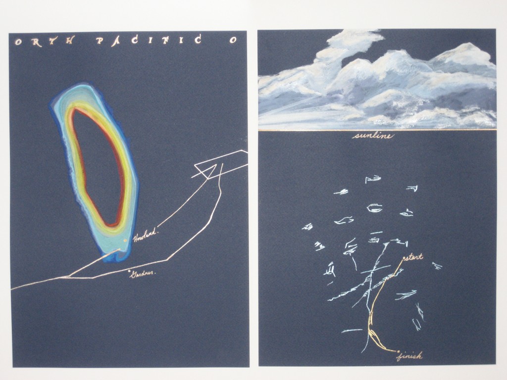 two Amelia Earhart drawings
